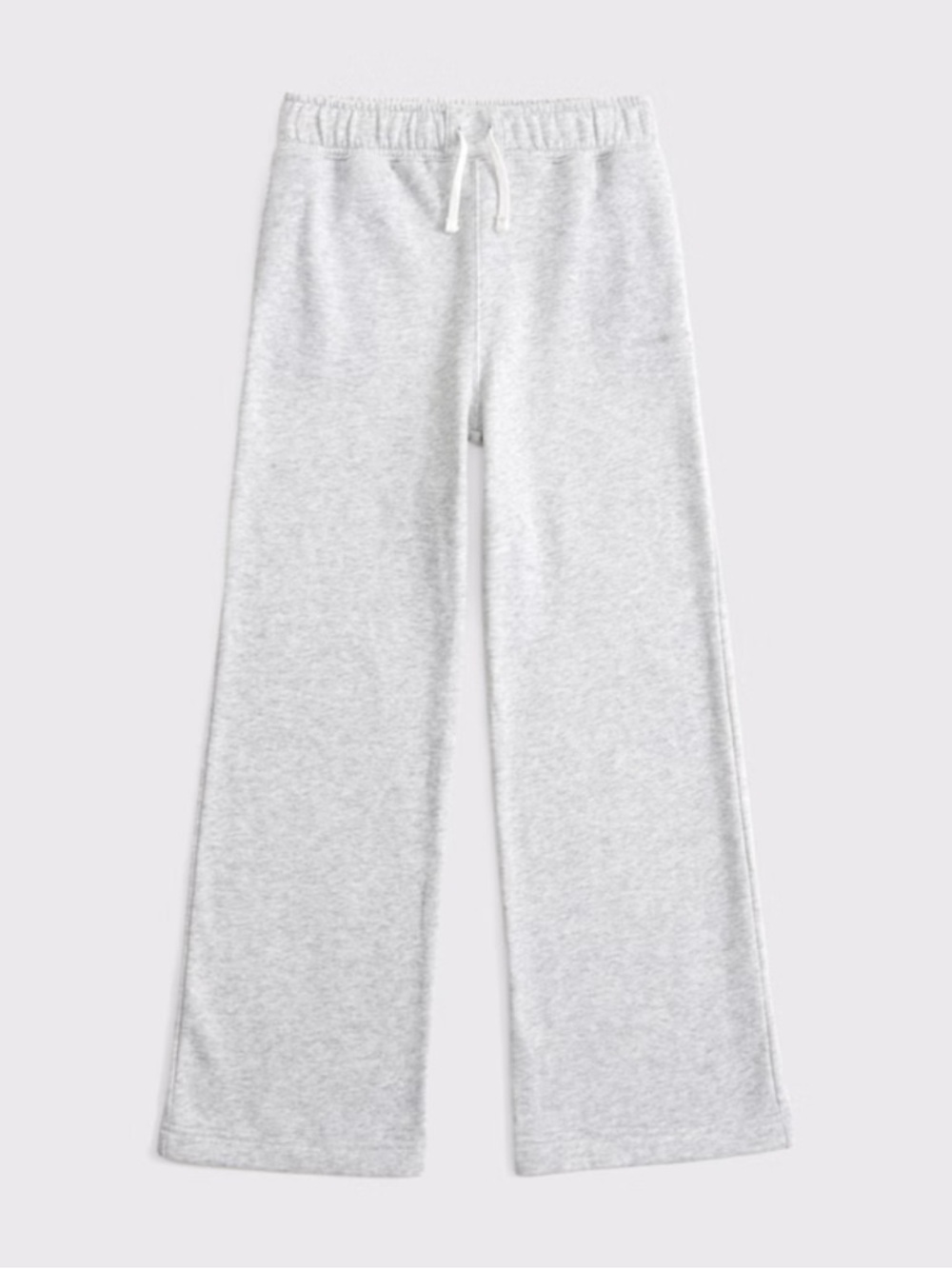 Abercrombie kids girls essential wide leg gray colored sweatpants size 15 16